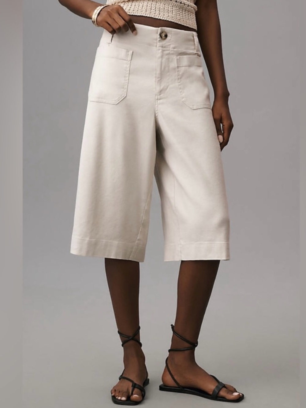 NWT Anthropologie Maeve The Colette High-Rise Longline Shorts - Size 25